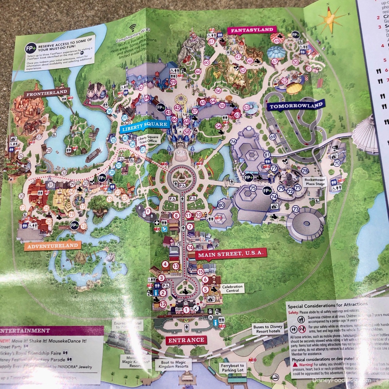 NEW 2020 Walt Disney World Fort Wilderness Resort Map 7 Theme Park Guide Maps