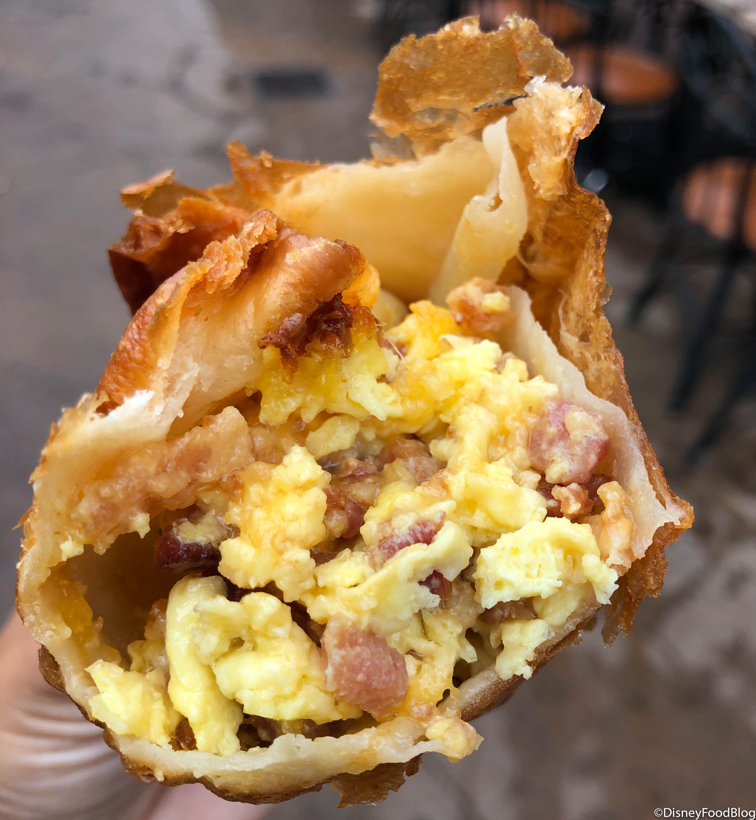 Review: New Hearty Breakfast Chimichanga in Disneyland