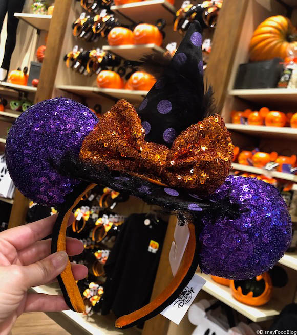 Tokyo Disney Halloween Minnie Mouse witch Triangle Hat Cap Headband Fun Fan 2015 