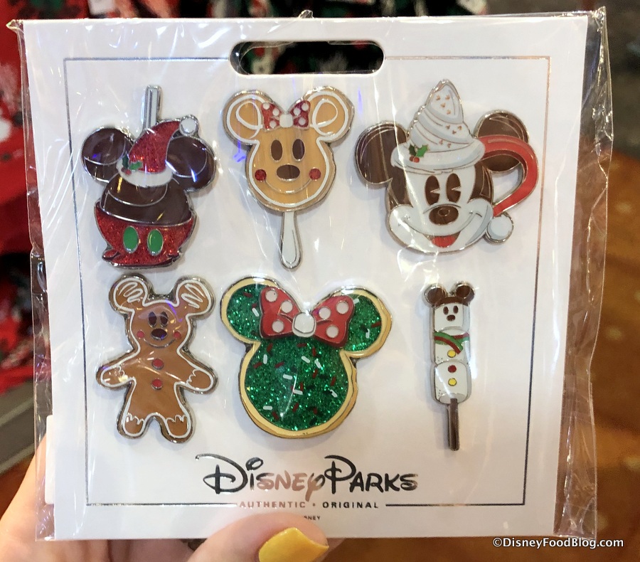 Holiday Treats set NEW! Disney Parks 3 Pin Lot CHRISTMAS Stitch reindeer 