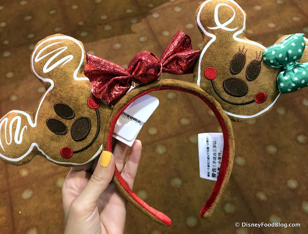 2019 Christmas Holiday Gingerbread Rare Cute Edition Disney Parks Ears Headband