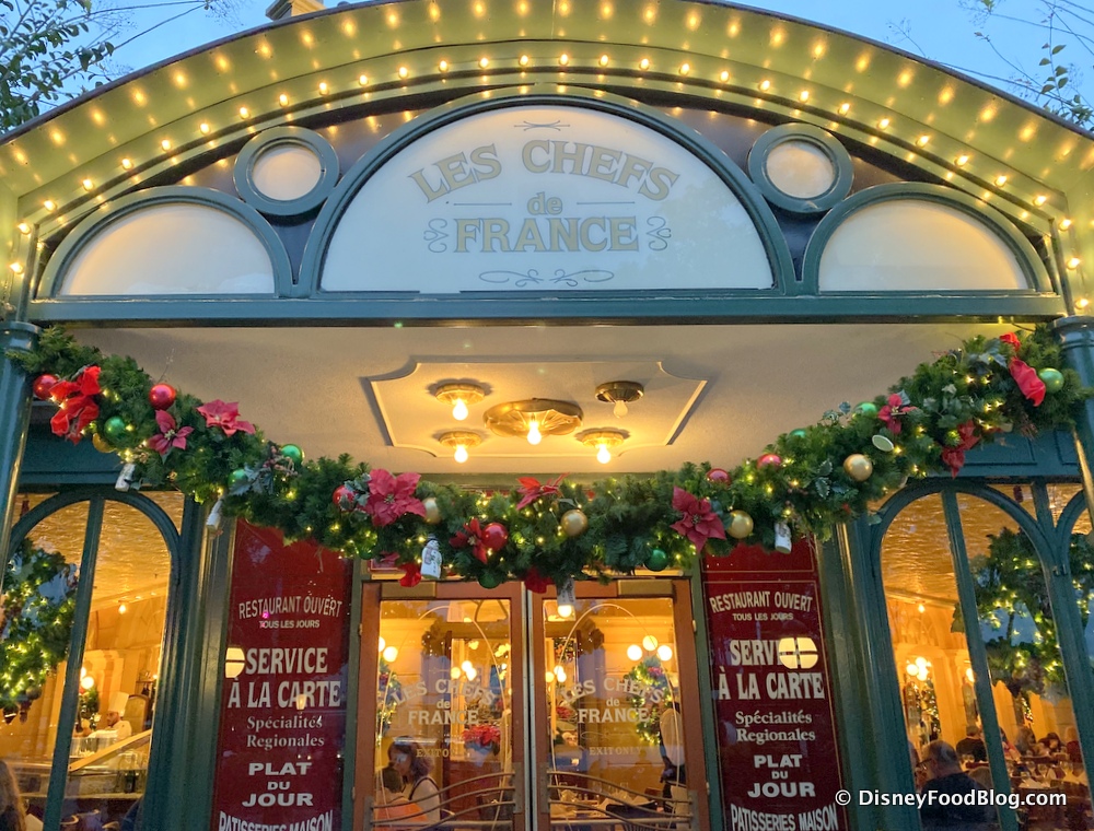 Holiday Decor Is Up At Epcot The Disney Food Blog
