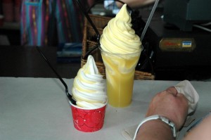 Dole Whip and Dole Whip Float