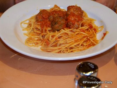 Spaghetti with Veal Meatballs