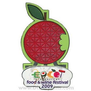 14th Annual Epcot International Food and Wine Festival Logo Pin