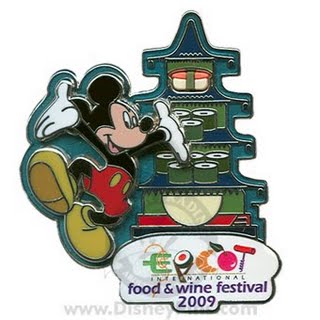 14th Annual Epcot International Food and Wine Festival Mickey and Japan Pin