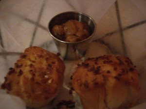 Yachtsman Steakhouse Onion Rolls and Roasted Garlic