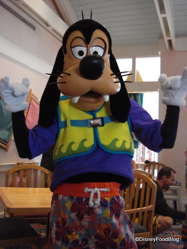 Goofy's about to hang ten!