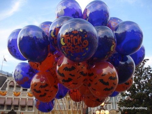 Halloween Balloons at Disney World