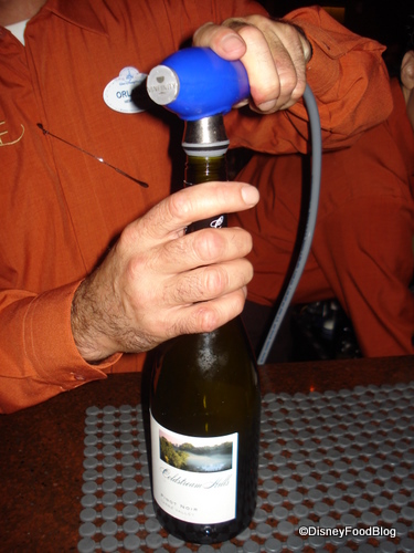Vacuum Sealing Wine at the Wave