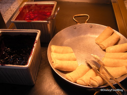 Cheese Blintzes with Sauces