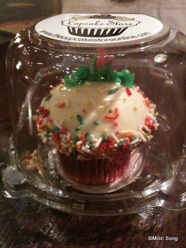 Holiday Decorated Cupcake