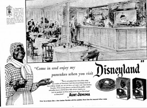 Disneyland's Aunt Jemima Restaurant Advertisement