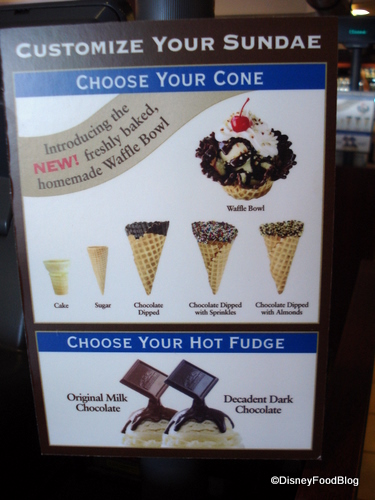 Cone and Chocolate Choices
