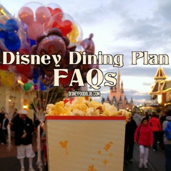 Disney Dining Plan Frequently Asked Questions