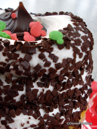 Closeup Marble Cupcake