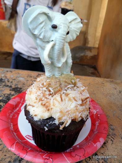 White Chocolate Elephant Cupcake at Animal Kingdom