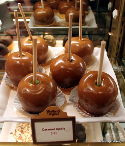 Plain Caramel Apples are now available for a snack credit