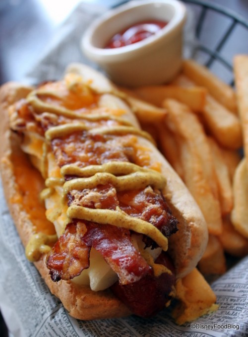English Bulldog with Chips at Rose and Crown Pub in Epcot's UK Pavilion