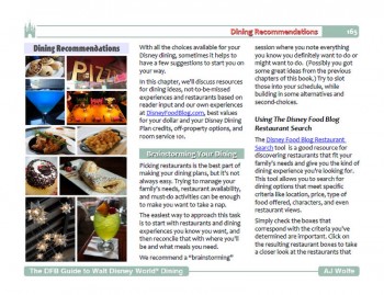 **Start of Summer Sale!** on the DFB Guide to Walt Disney World Dining ...