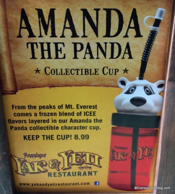 Amanda the Panda Souvenir Cup 
