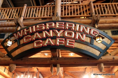 Whispering Canyon Sign