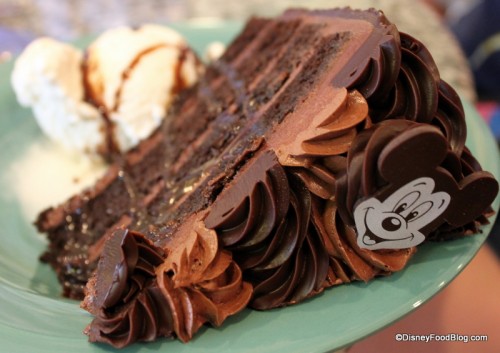 Chocolate Cake in Disney World