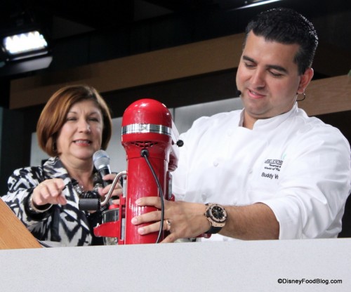 Buddy Valastro mixing it up at the Epcot Food and Wine Festival