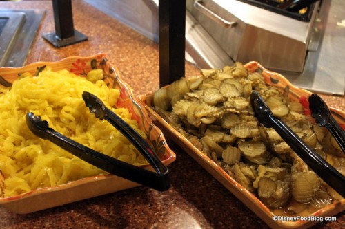Peppers and Pickles at Pecos Bill's Condiment Bar