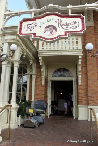 Review: Tony's Town Square at Magic Kingdom | the disney food blog
