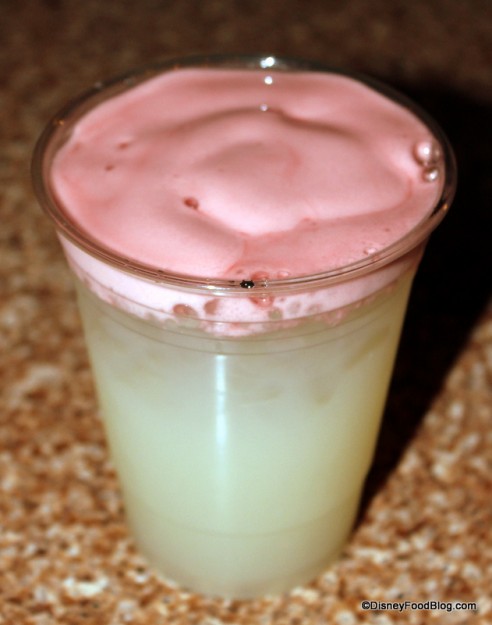 Lemonade with Wild Berry Foam
