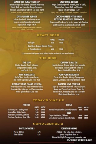 Review: ESPN Club in Walt Disney World | the disney food blog