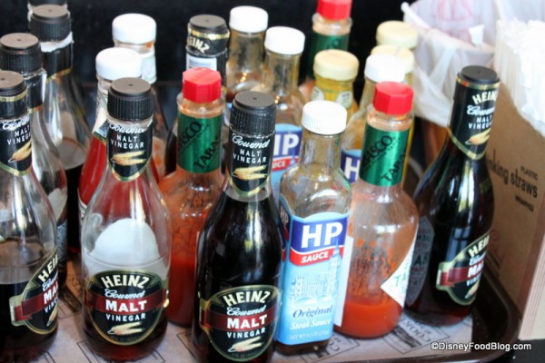 Additional Condiments - Gotta Have Malt Vinegar for Fish and Chips!