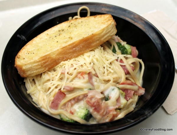 Spaghetti Carbonara with Broccoli