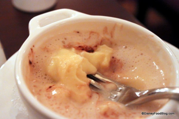 inside mashed potatoes Monsieur Paul