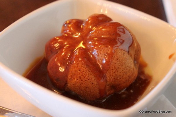 Sticky Toffee Pudding from Rose and Crown Pub and Dining Room in Epcot's UK Pavilion
