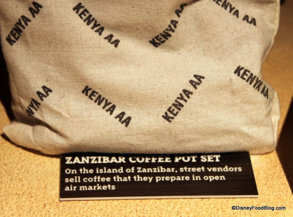 Zanzibar Coffee and Description of Coffee Pot