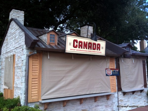 The Canada Booth is a Consistent Favorite at Epcot's Food and Wine Festival