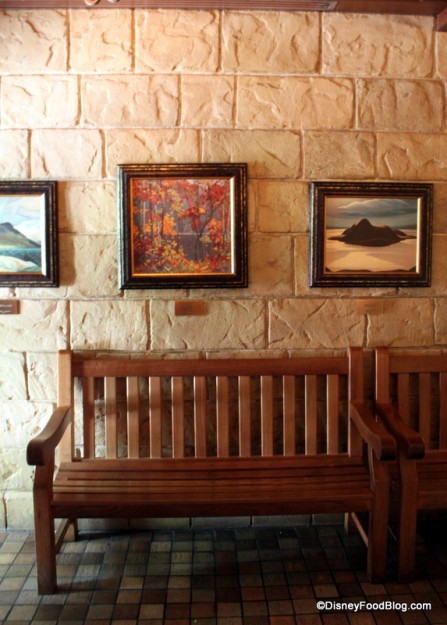 Seating and Paintings in the Lobby