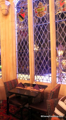 Cinderella's Royal Table Dining Room Window Seat