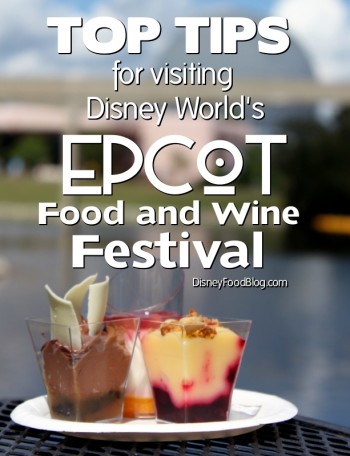 Epcot Food and Wine Festival Tips