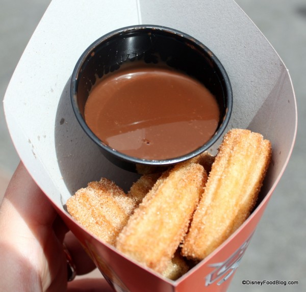 Churro Bites with Chocolate Dipping Sauce