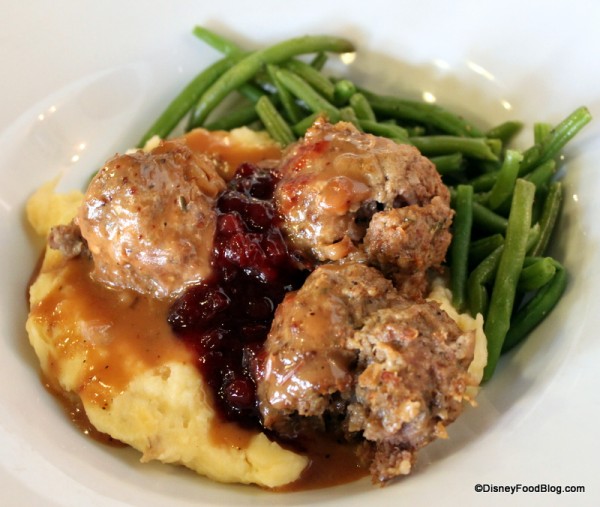 Swedish meatballs are a specialty at Akershus