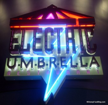 Electric Umbrella Sign