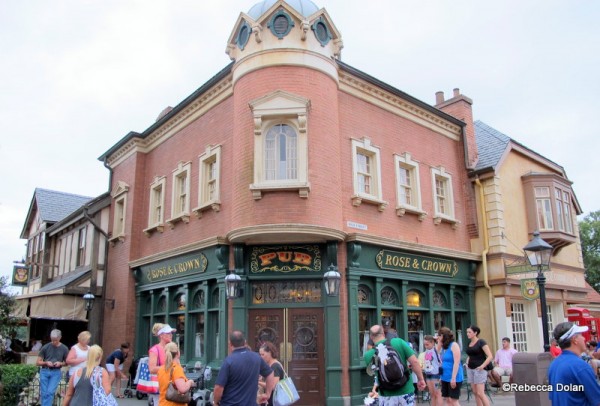 The building’s three sides at Rose and Crown.