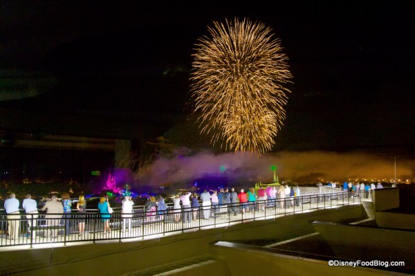 Fireworks from the California Grill