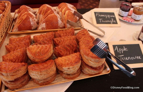 Apple Turnovers and Frangipane Pastries Parisian Breakfast