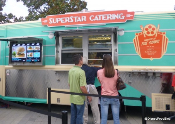 Time to line-up at Superstar Catering