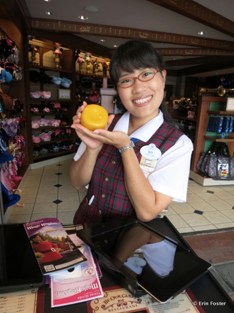 Guests Testing the FastPass Option for Lunch  at Be Our Guest Receive a Yellow Rose at Check In