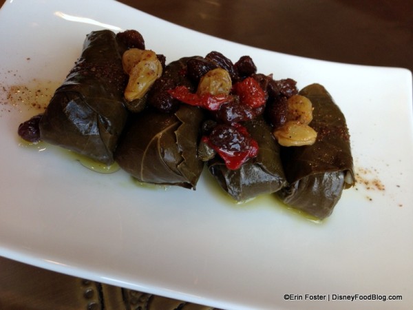 Grape Leaf Rolls at Spice Road Table